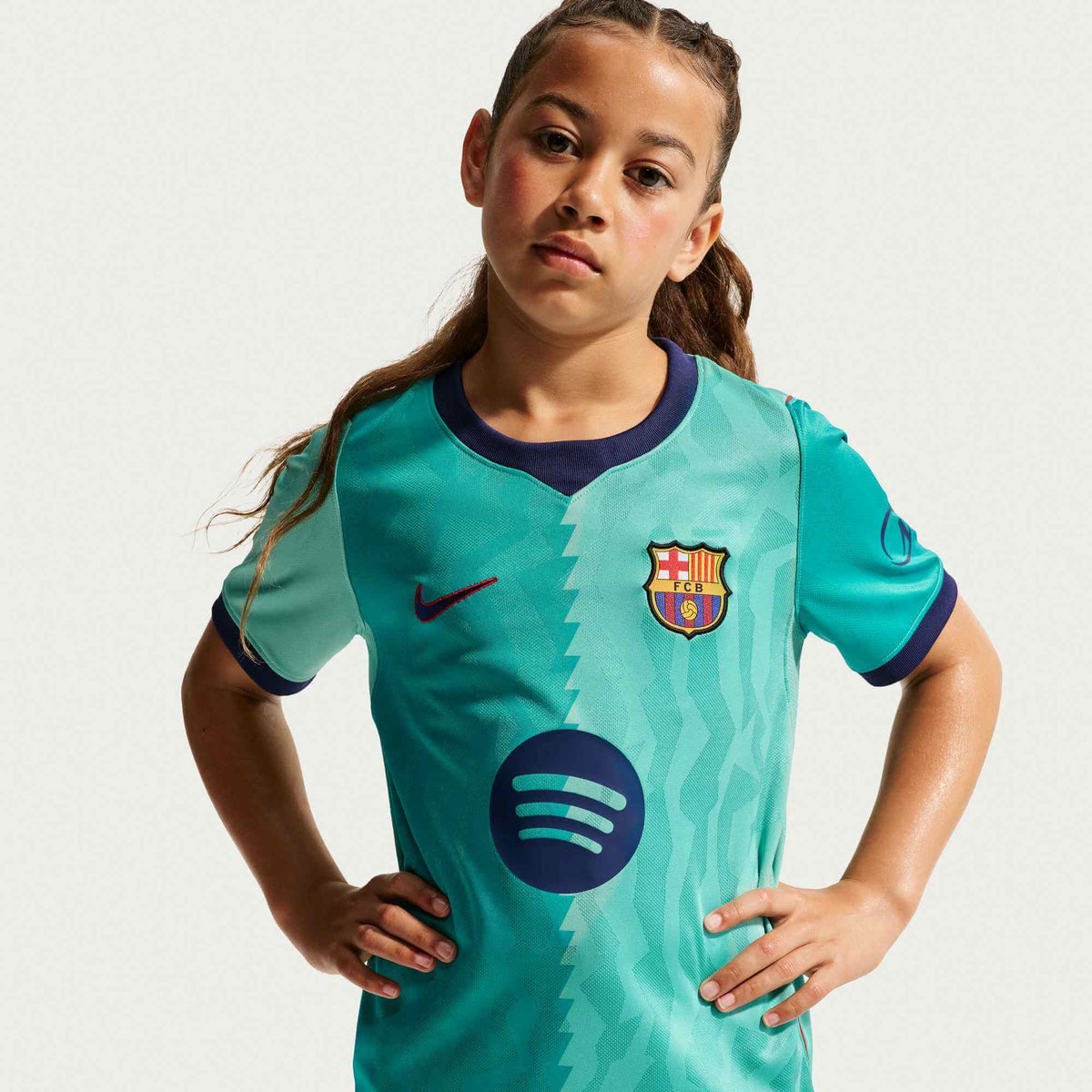 Nike 2026-27 Barcelona Youth Stadium Third Soccer Jersey