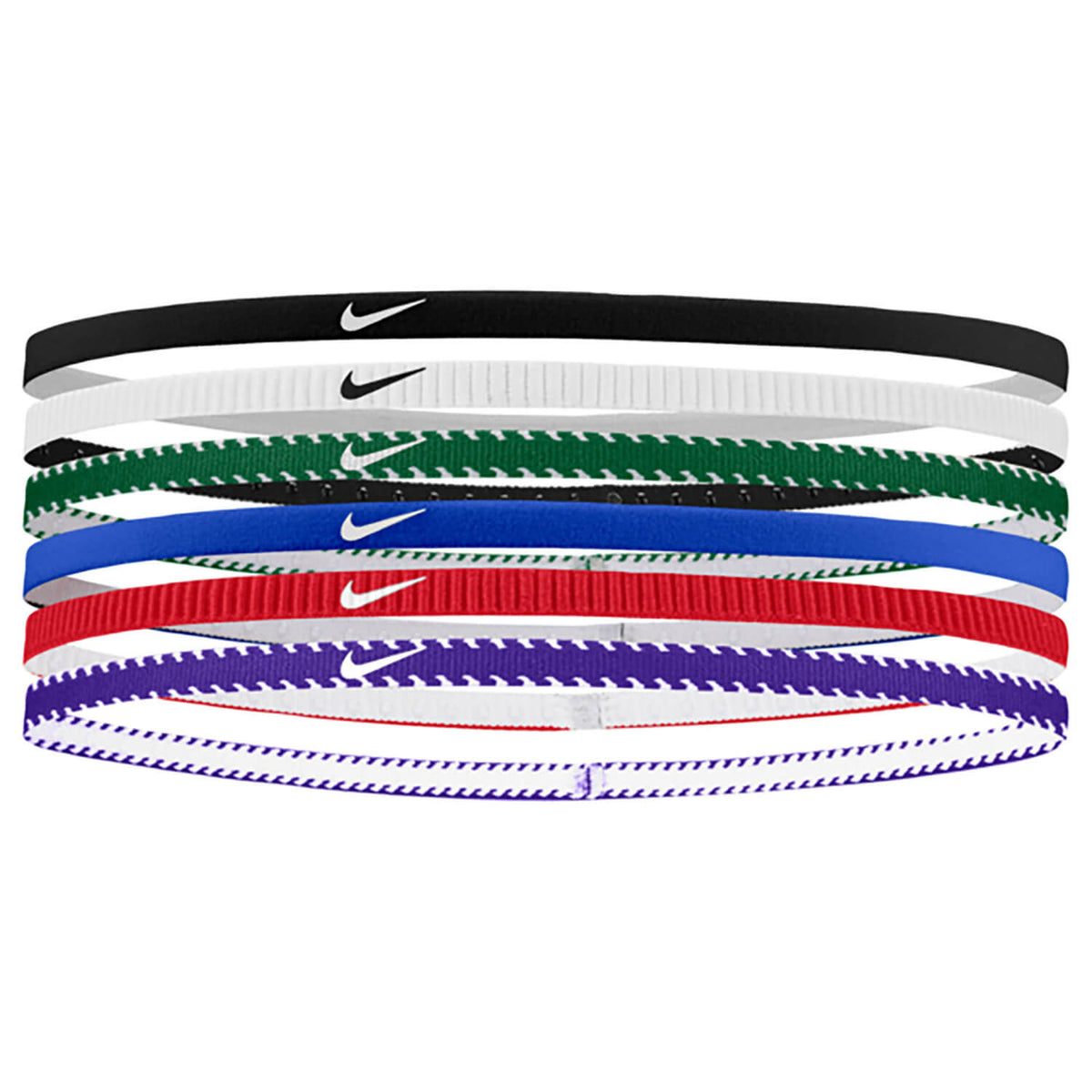 Nike Flex Classic Slim Headbands (6 Pack)
