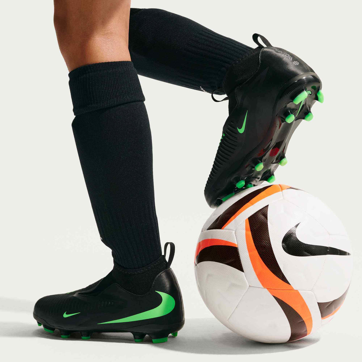 Nike Junior Phantom 6 High Academy Firm/Multi Ground Soccer Cleats - Shadow Pack (FA26)