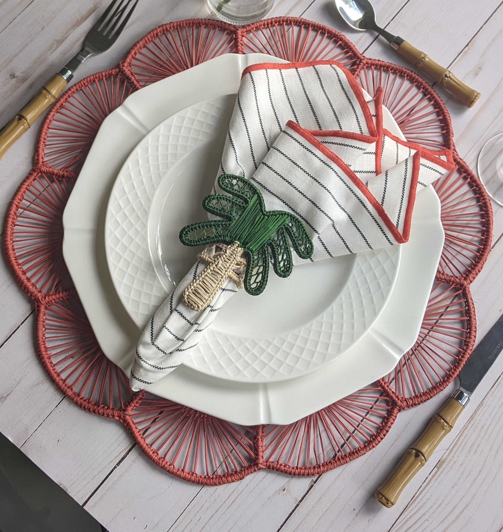 Palm Handwoven Iraca Palm Napkin Ring
