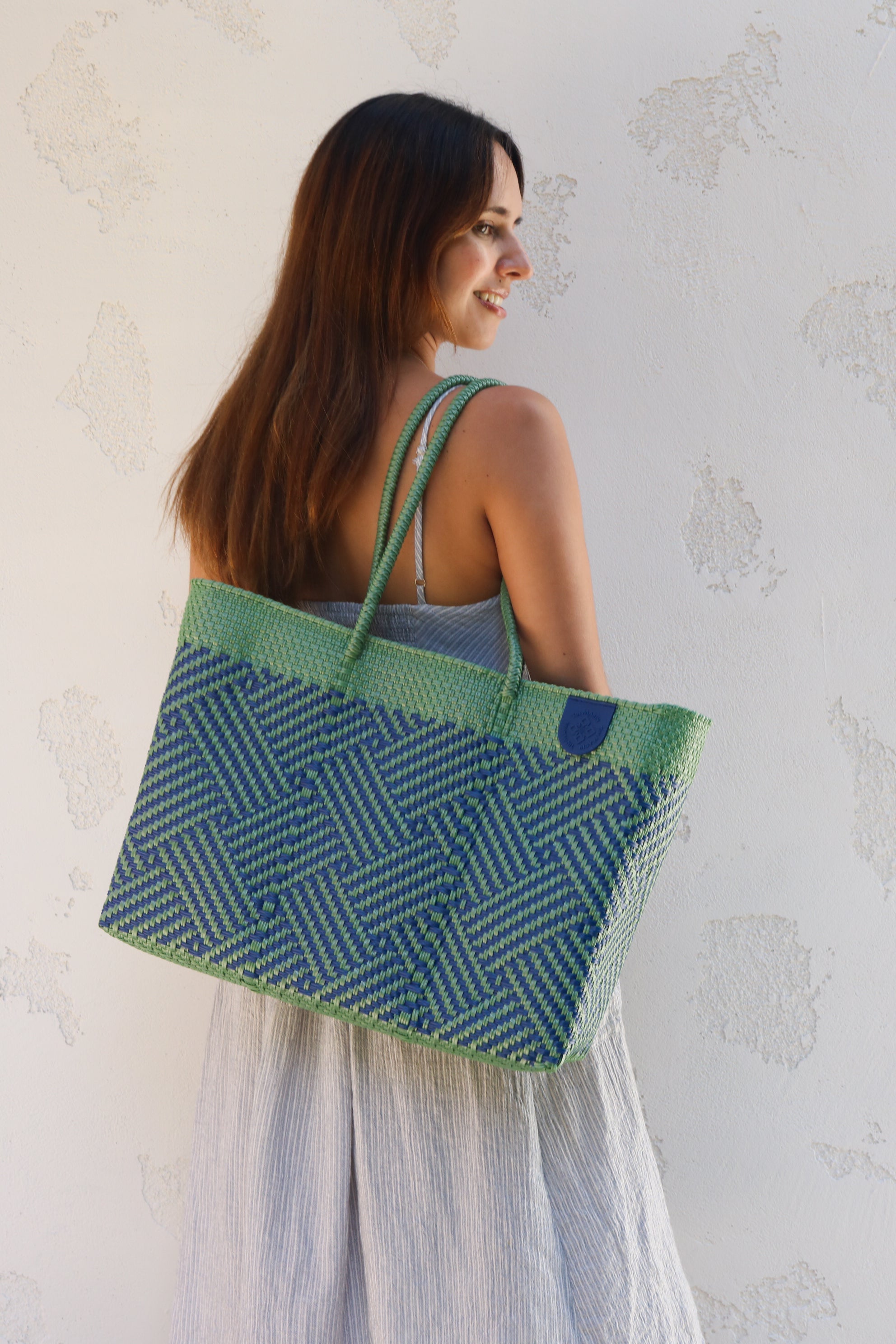 Bolso Grande Palmera de Rafia