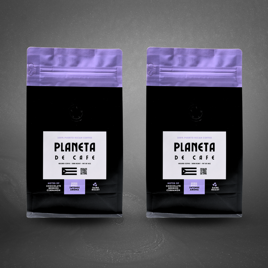 Puerto Rican Dark Roast Coffee Double Pack - Ground