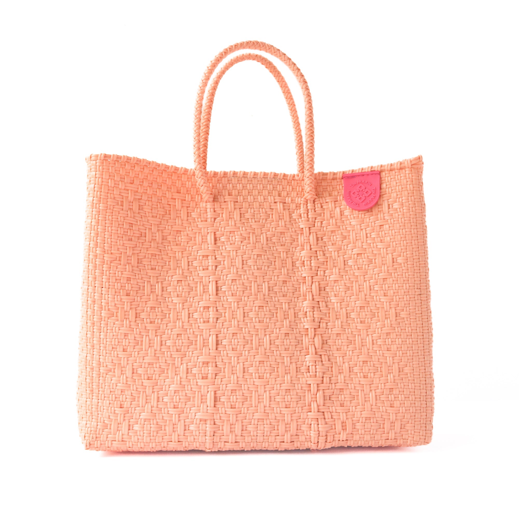 Bolso cruzado resort de tamaño mediano Canarias de rafia