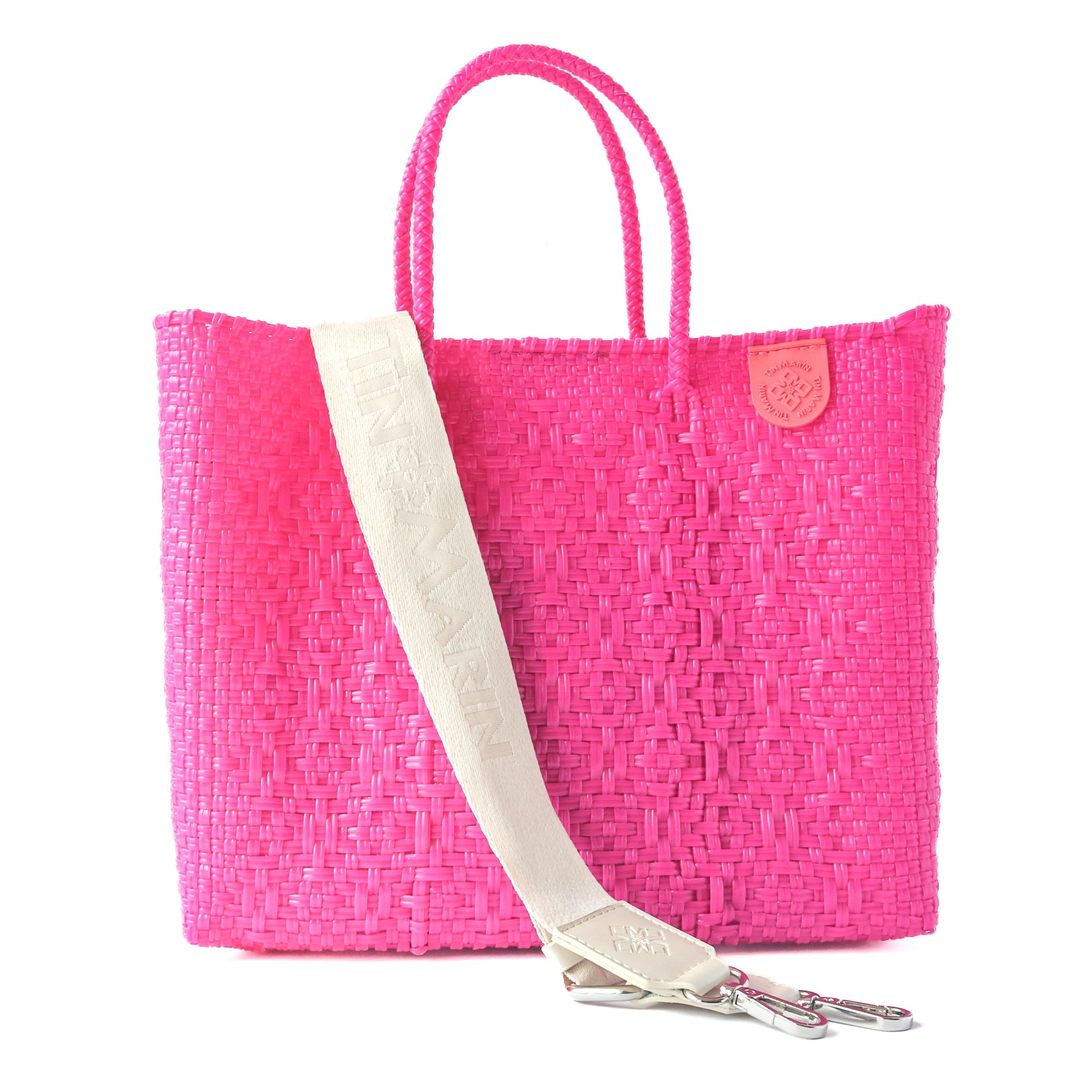 Bolso cruzado de resort tejido mediano Vallarta