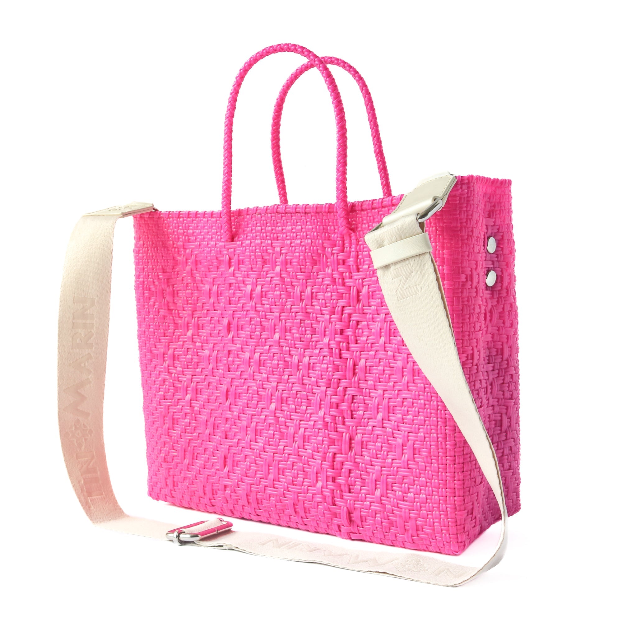 Bolso cruzado de resort tejido mediano Vallarta