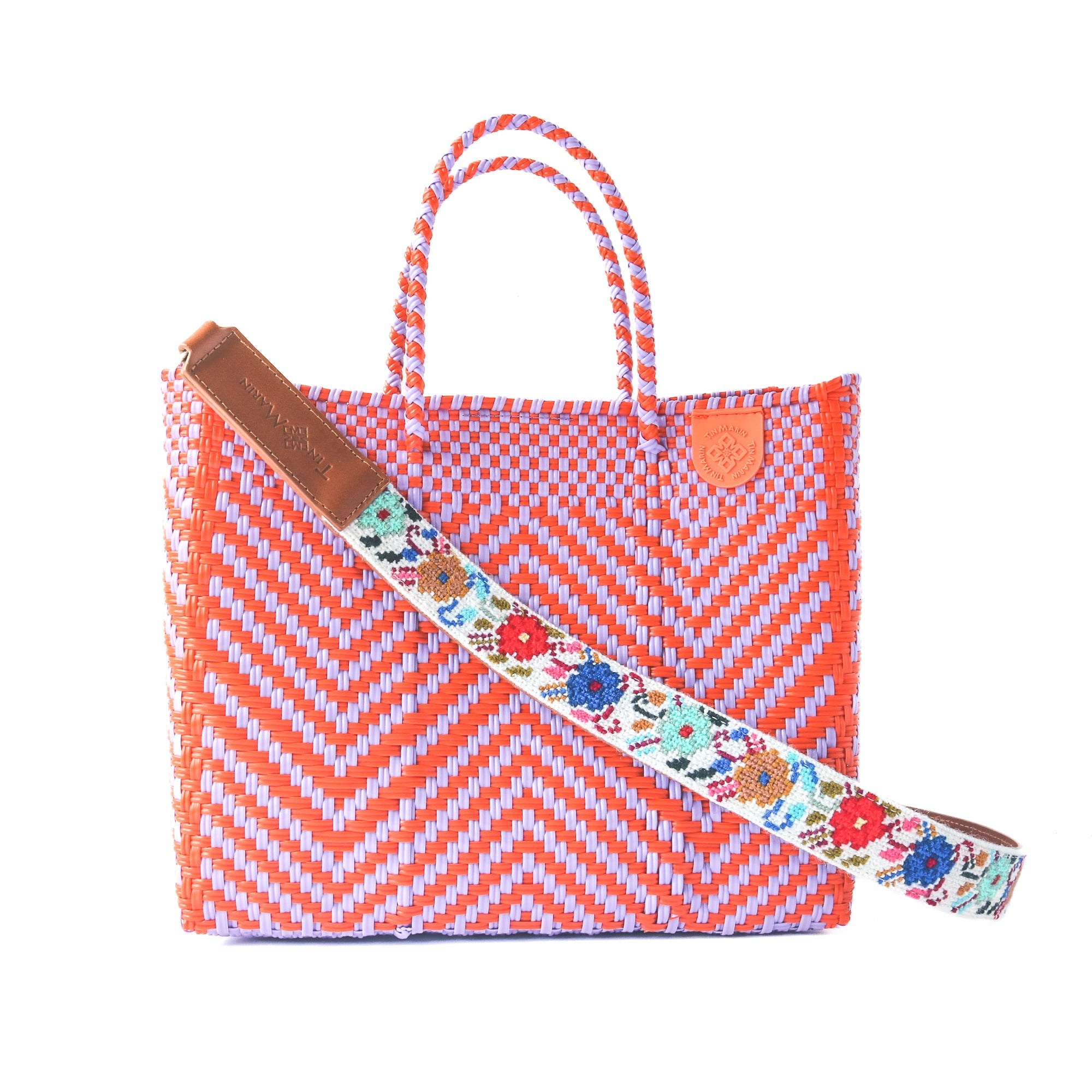 Bolso bandolera Positano Medium Woven Resort