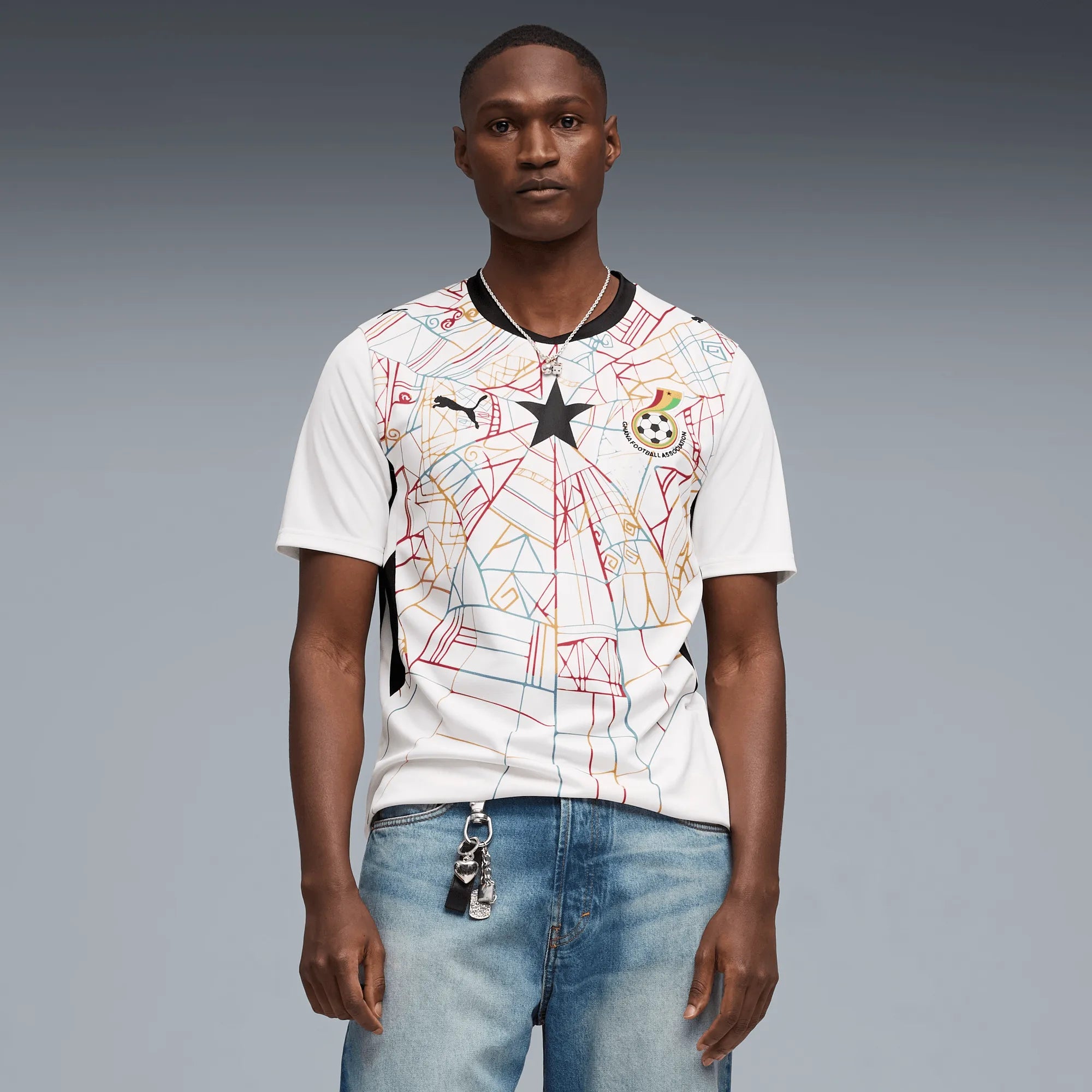 Puma 2026 Ghana Men's Stadium Home Soccer Jersey