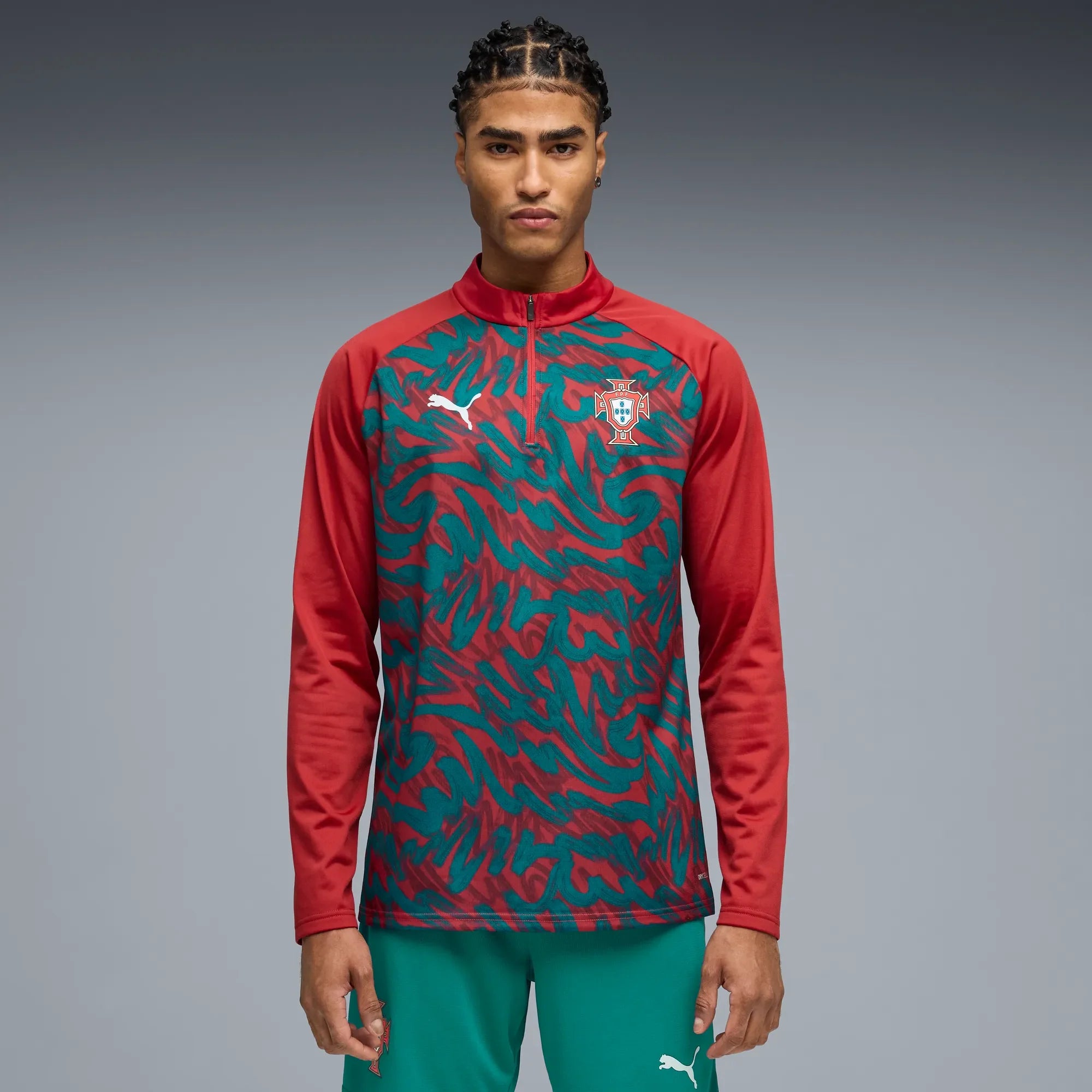 Puma 2026 Portugal Men's 1/4 Zip Pre-Match Top