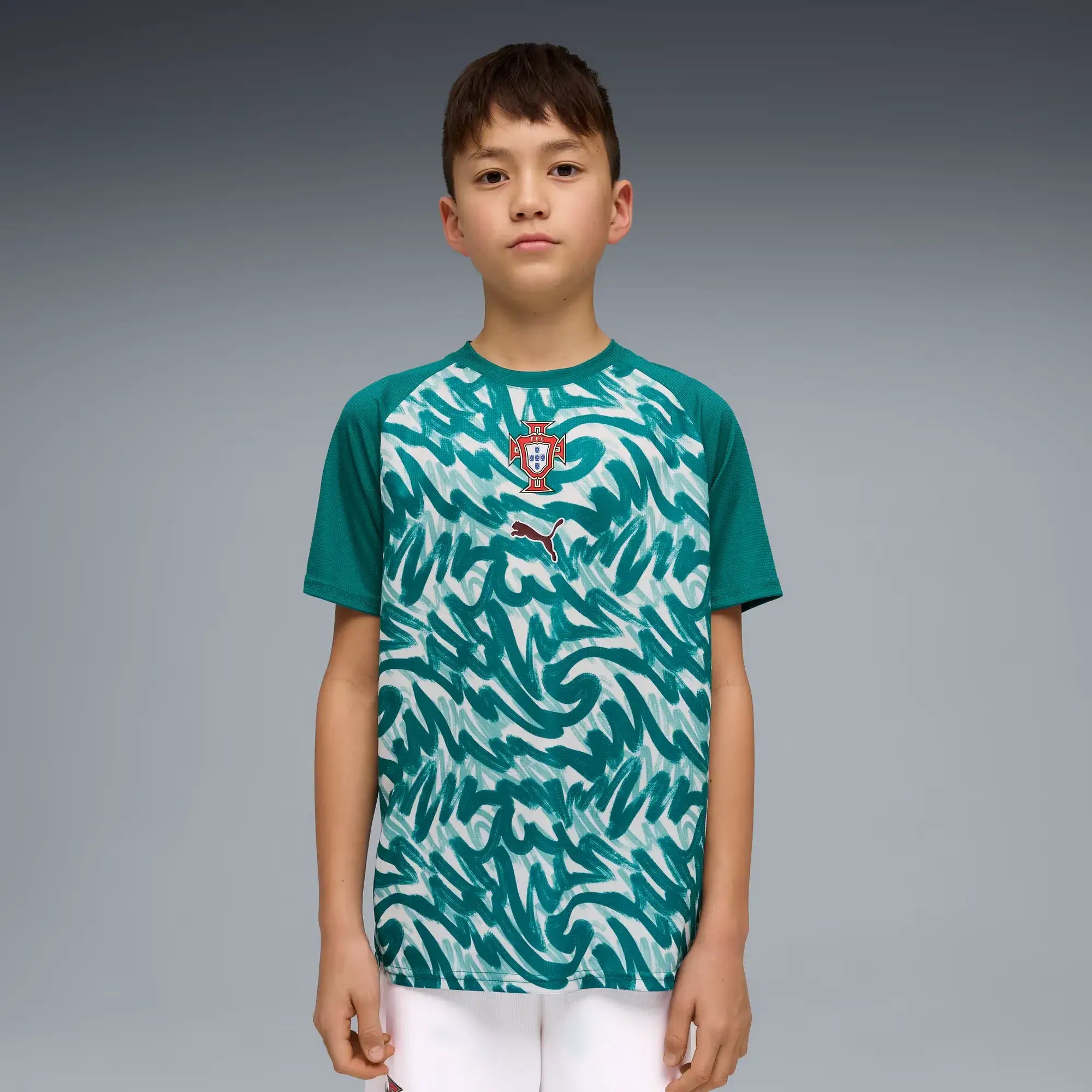 Puma 2026 Portugal Youth Pre-Match Soccer Jersey