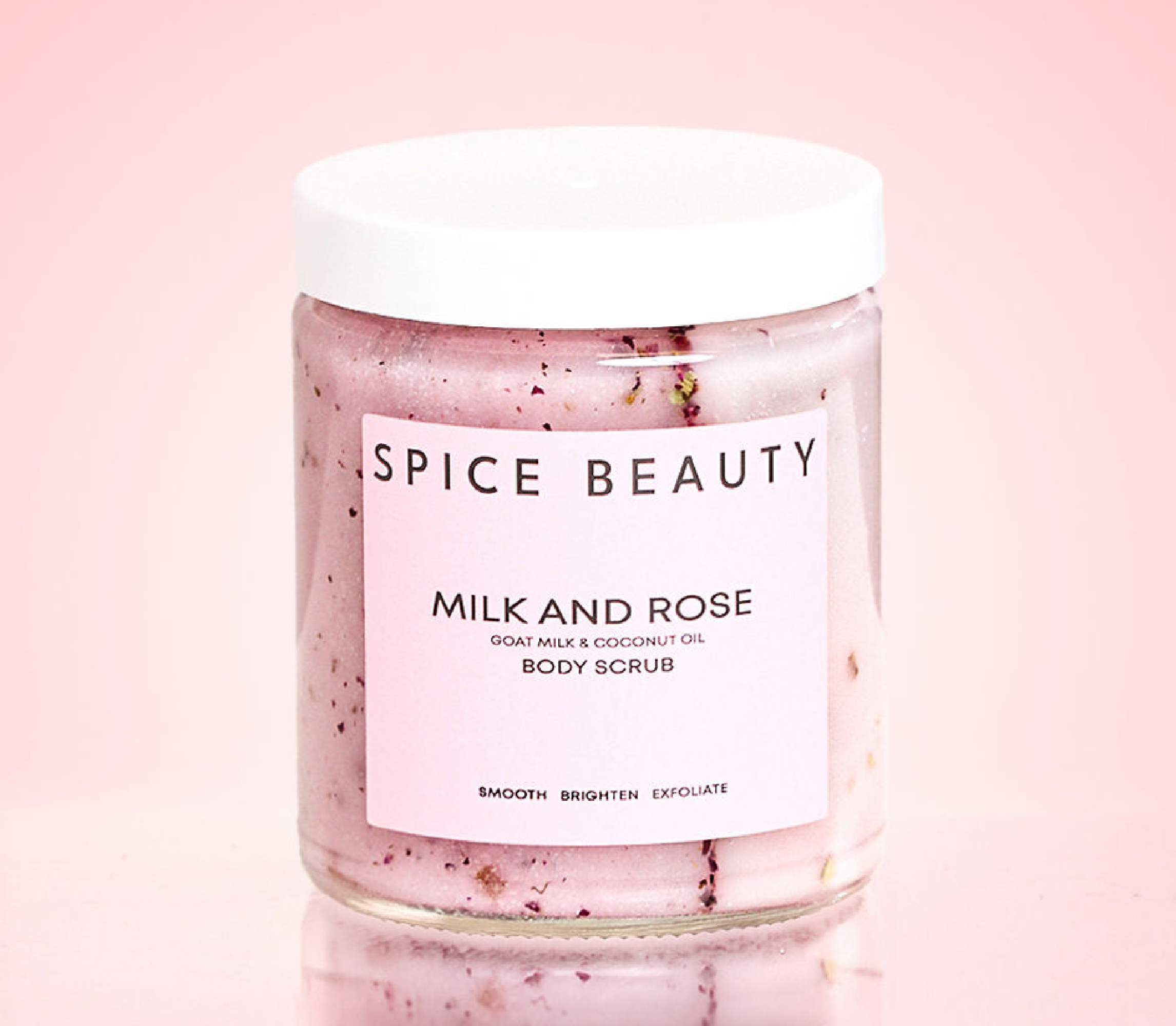 Exfoliante Corporal de Leche y Rosas