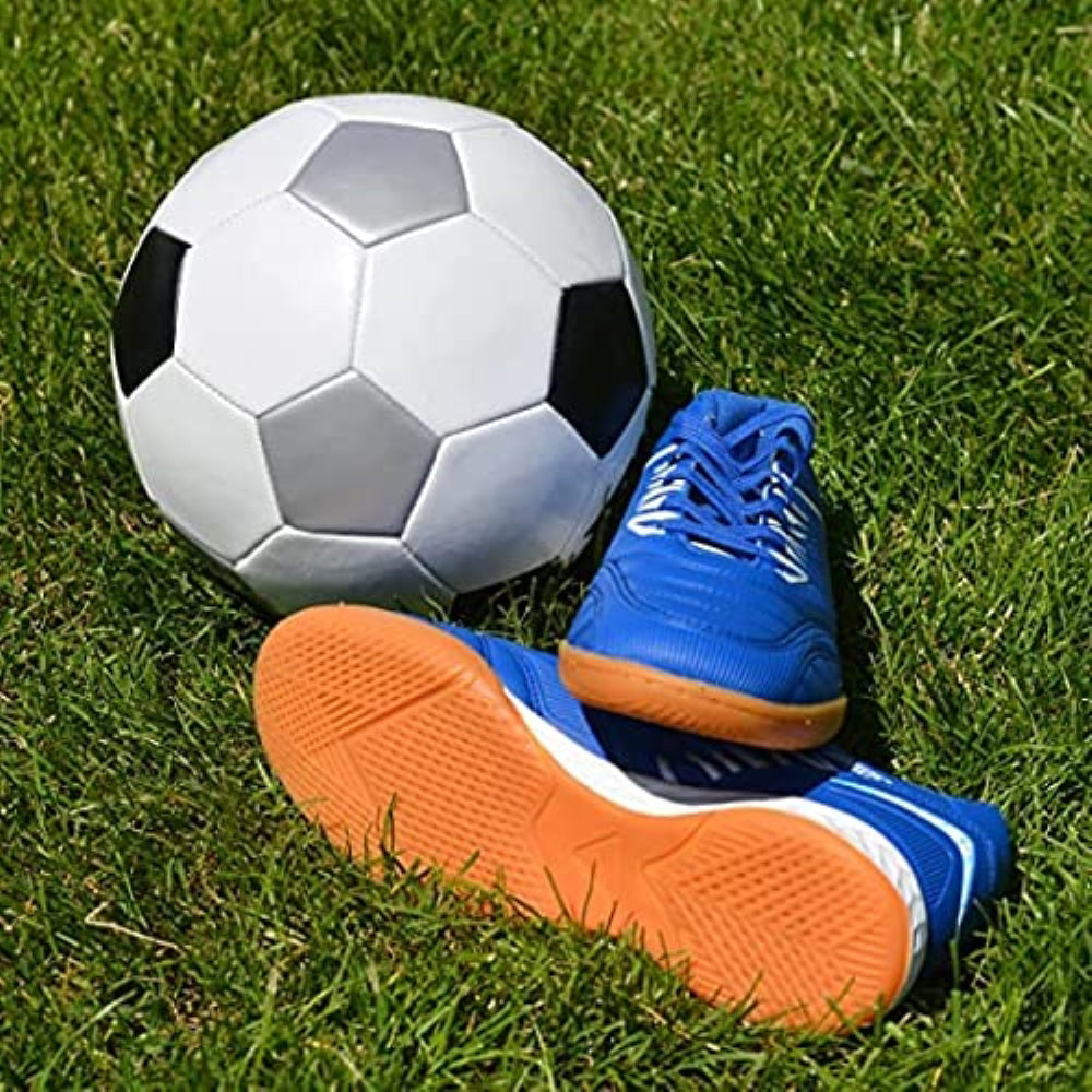 Valencia Indoor Soccer Shoes -Royal/White
