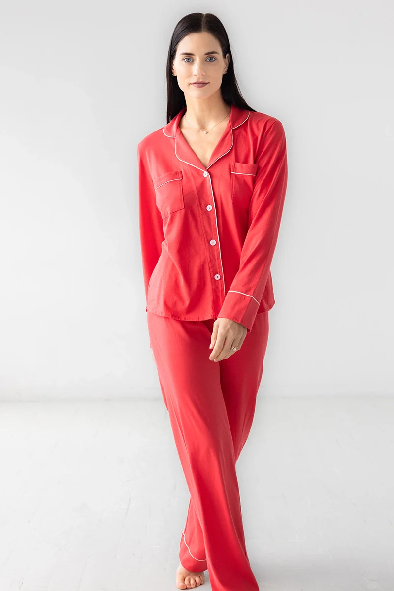 Pijama clásico de algodón pima