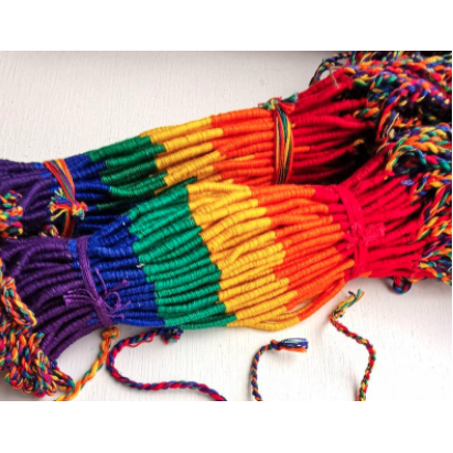 Pulsera de la amistad tejida Thrive - Guatemala