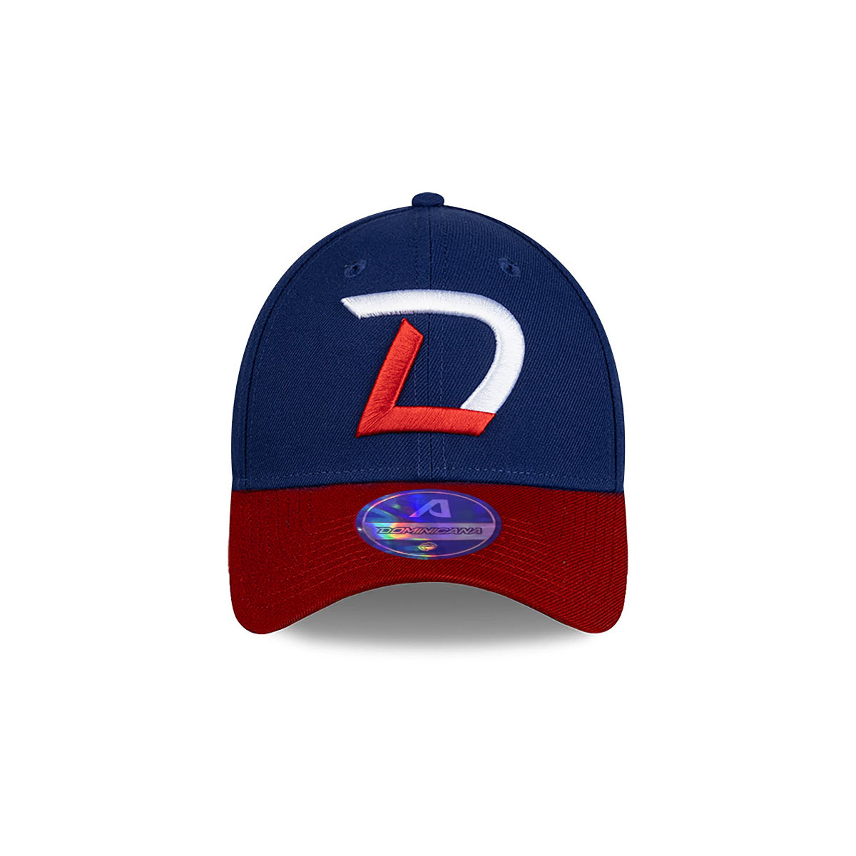 Gorra Serie del Caribe Dominicana - Elegante Gorra DR Flexfit para Aficionados al Béisbol - Royal / Roja