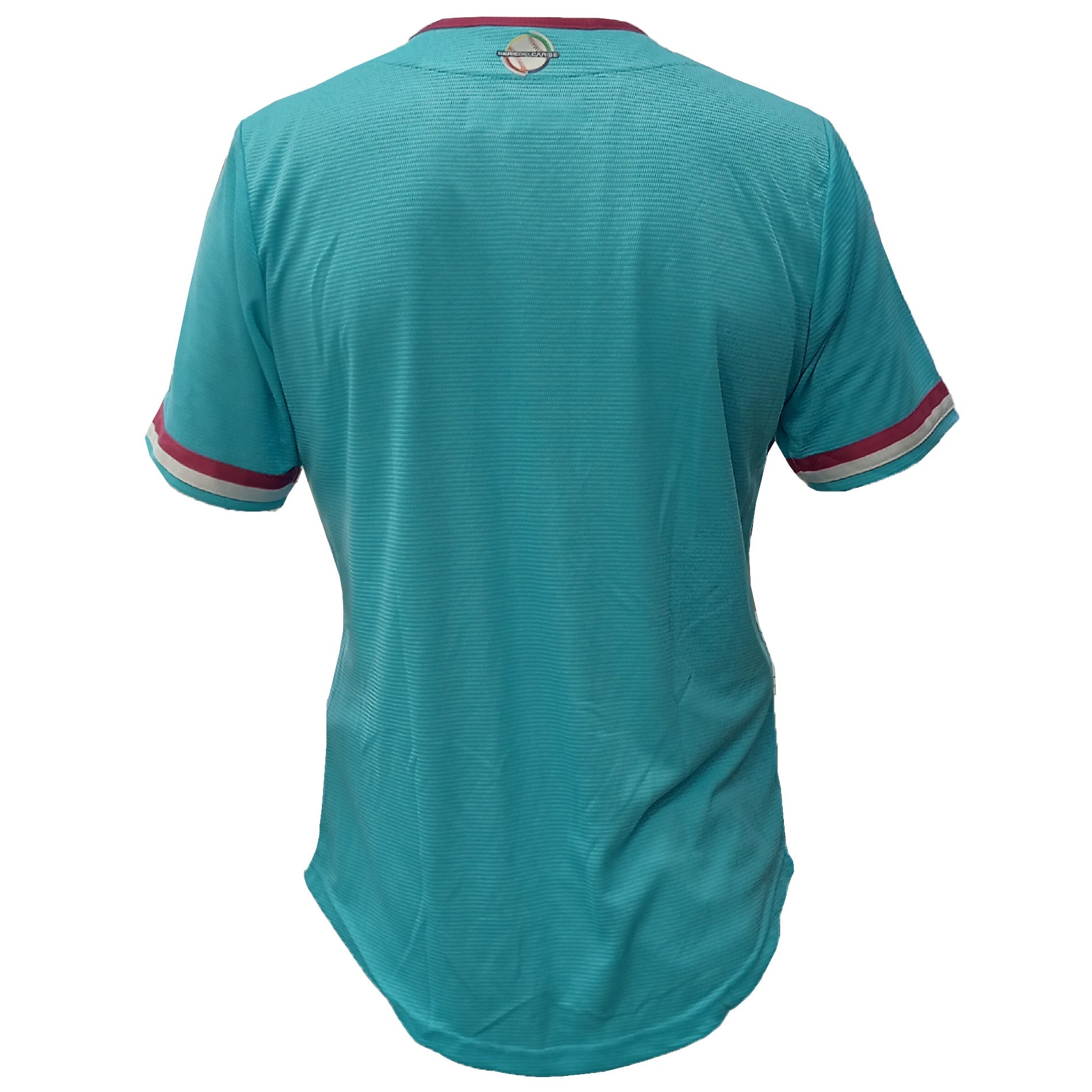 Camiseta OFICIAL Dominicana Serie del Caribe Masculina 2024 - Verde azulado