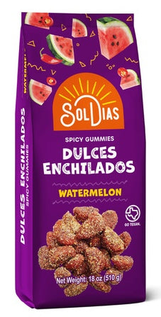 SolDias Gomitas Picantes - Dulces Enchilados - Sandía 18oz