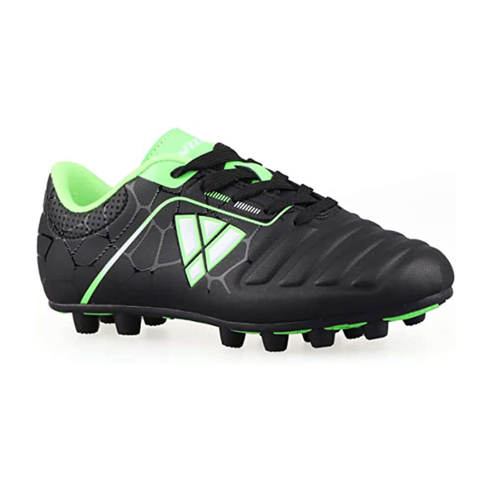 Catalina JR. Firm Ground Soccer Shoes -Black/Green/White