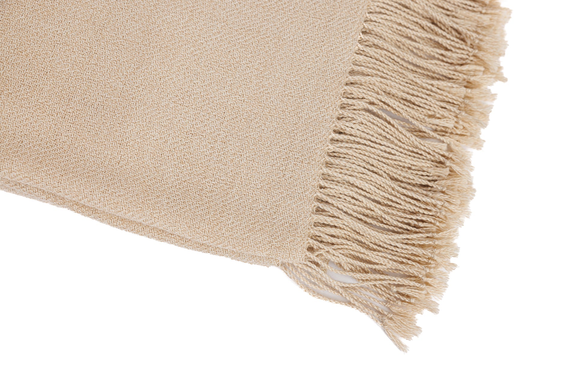 Colección Wasi - Manta de bebé alpaca 100% sin teñir, tejida a mano, color marfil, de Perú