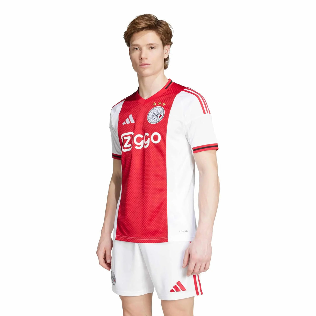 adidas 2025-26 Ajax Men's Stadium Home Soccer Jersey