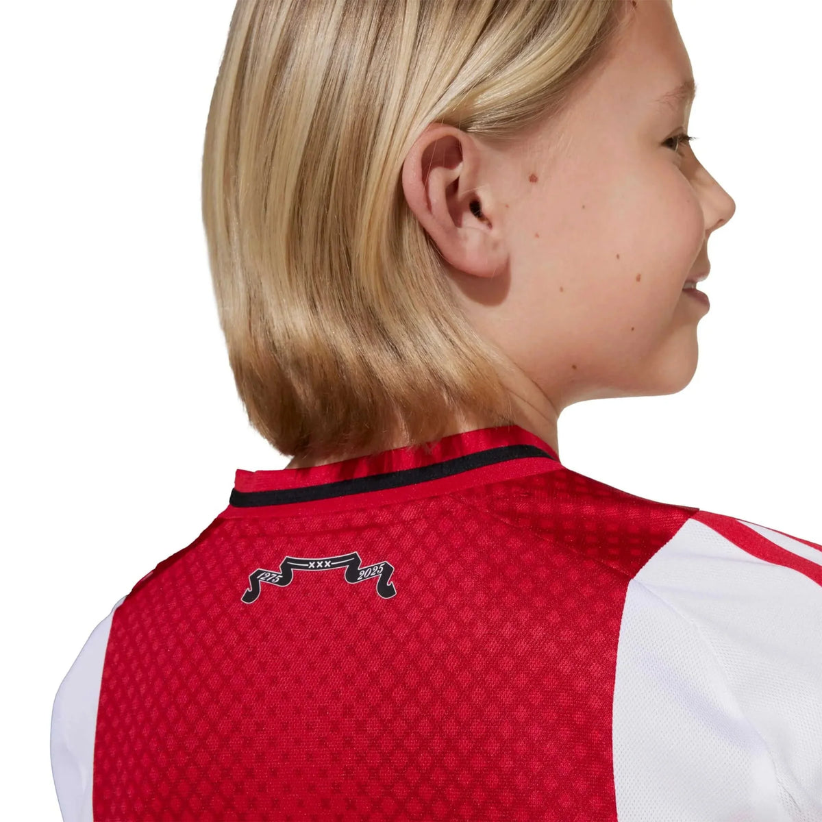 adidas 2025-26 Ajax Youth Stadium Home Soccer Jersey