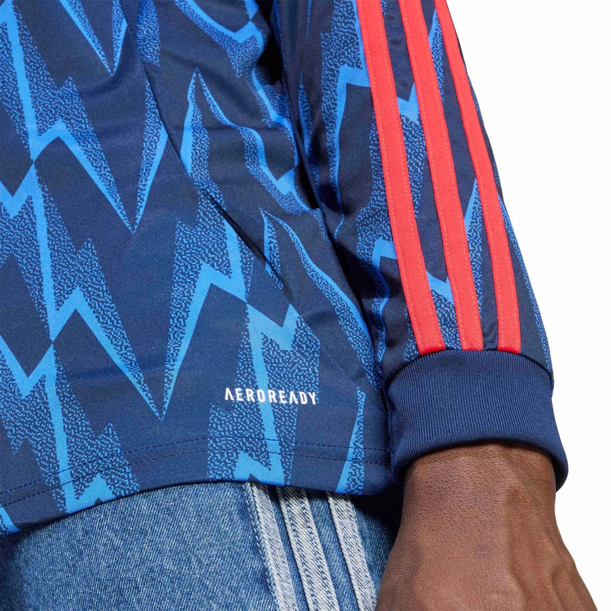 adidas 2025-26 Arsenal Men's Stadium Away Long-Sleeve Soccer Jersey