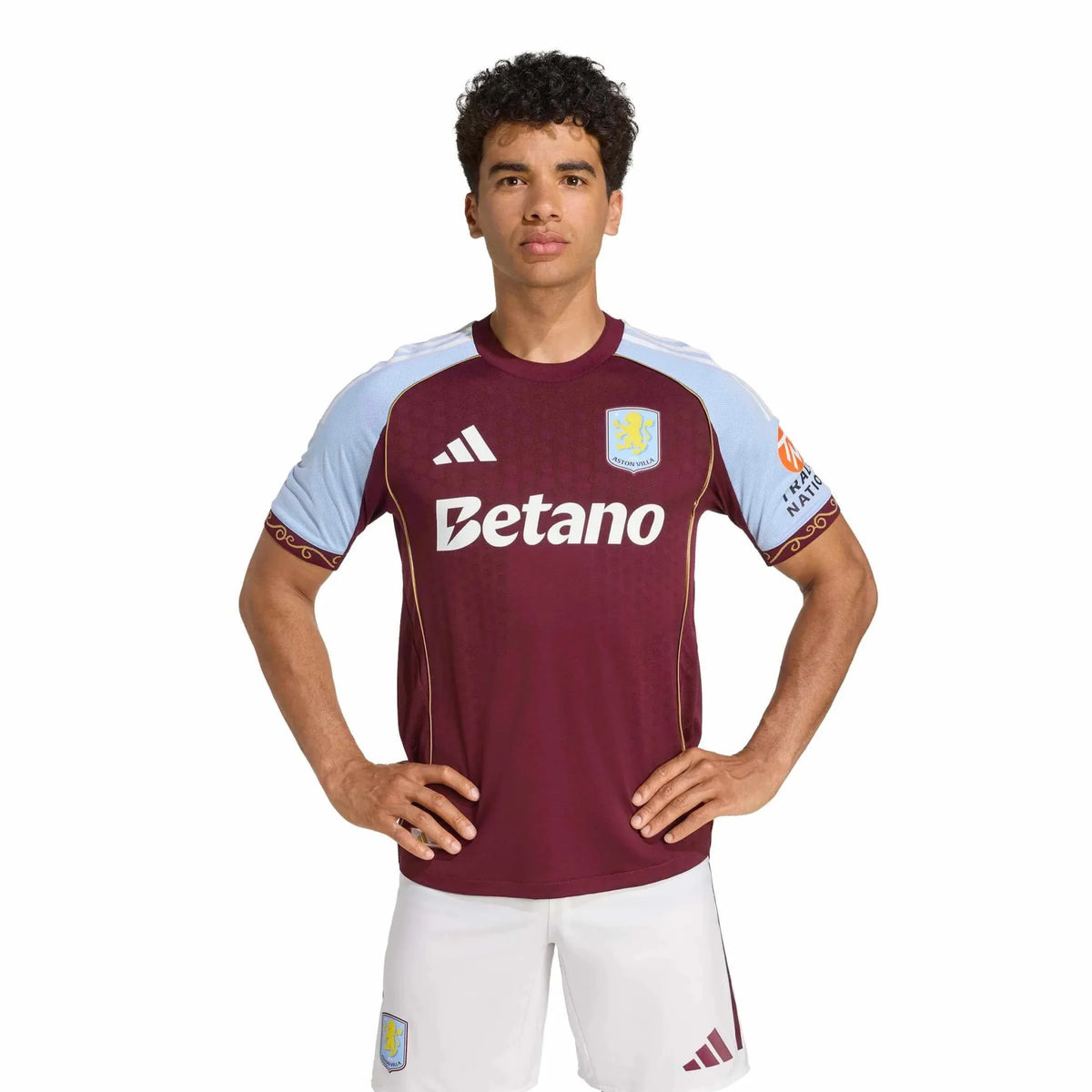 adidas 2025-26 Aston Villa Men's Authentic Home Soccer Jersey