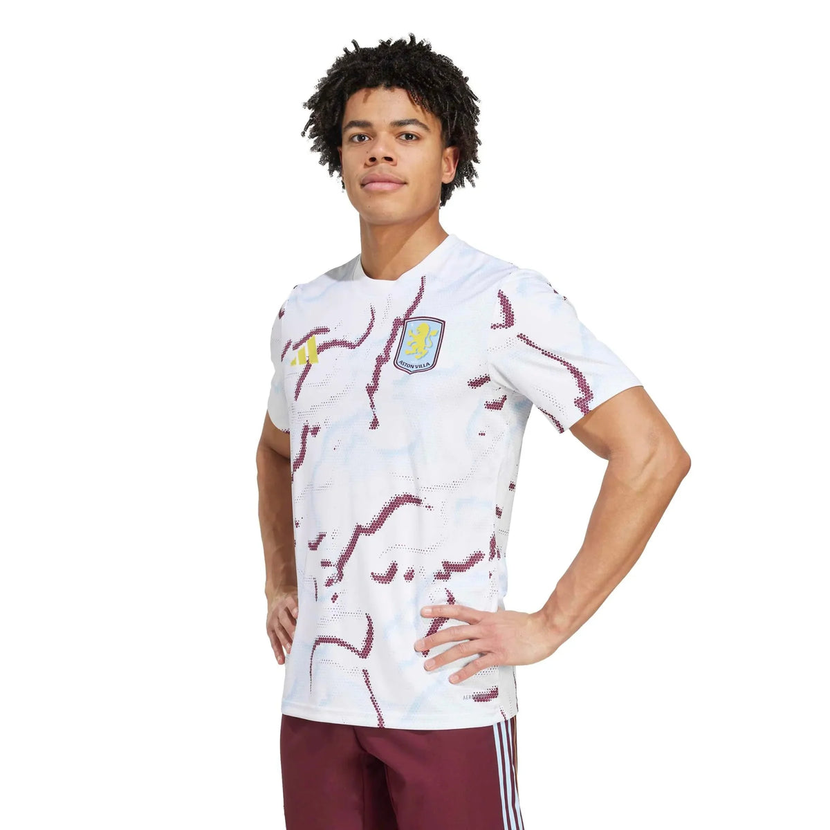 adidas 2025-26 Aston Villa Men's Pre-Match Soccer Jersey