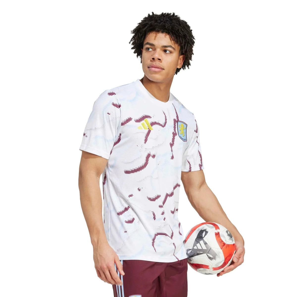 adidas 2025-26 Aston Villa Men's Pre-Match Soccer Jersey