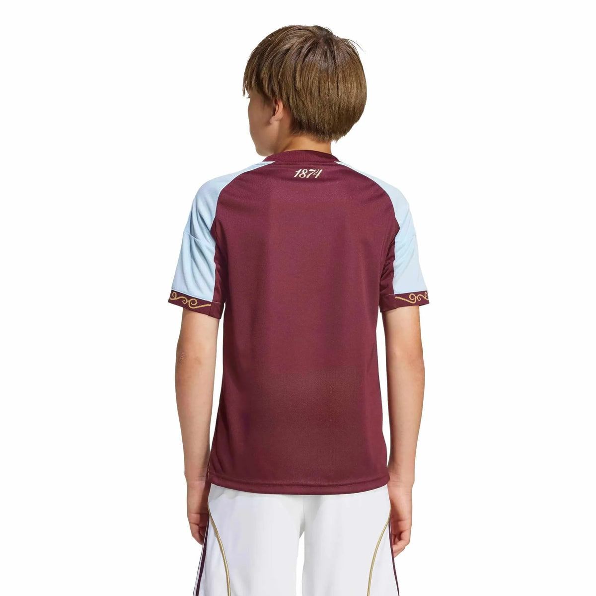 adidas 2025-26 Aston Villa Youth Stadium Home Soccer Jersey