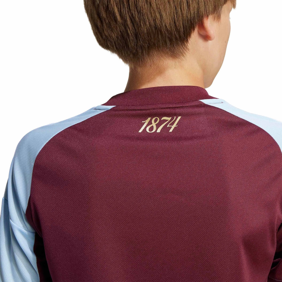 adidas 2025-26 Aston Villa Youth Stadium Home Soccer Jersey
