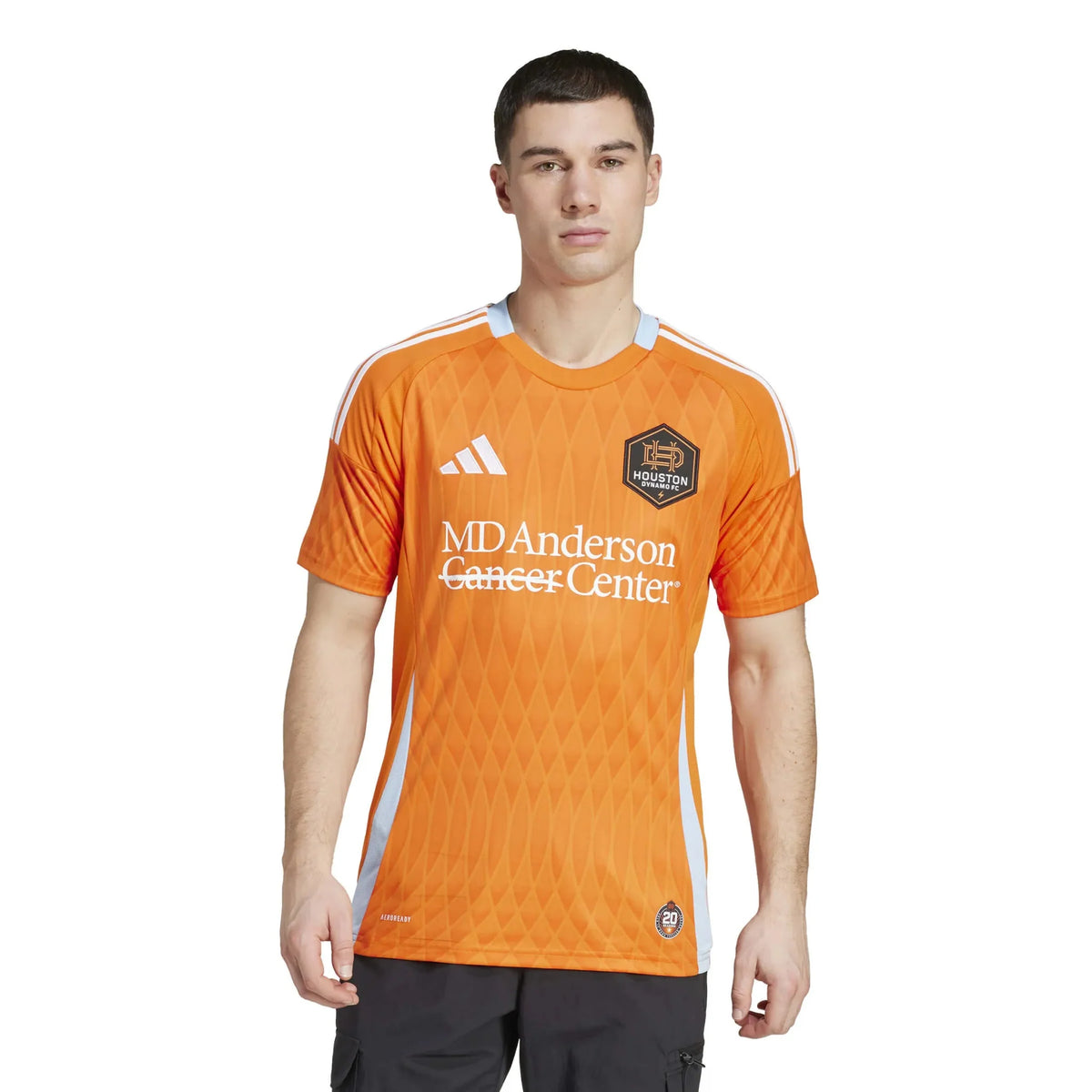 adidas 2025-26 Houston Dynamo Men's Stadium Home Soccer Jersey