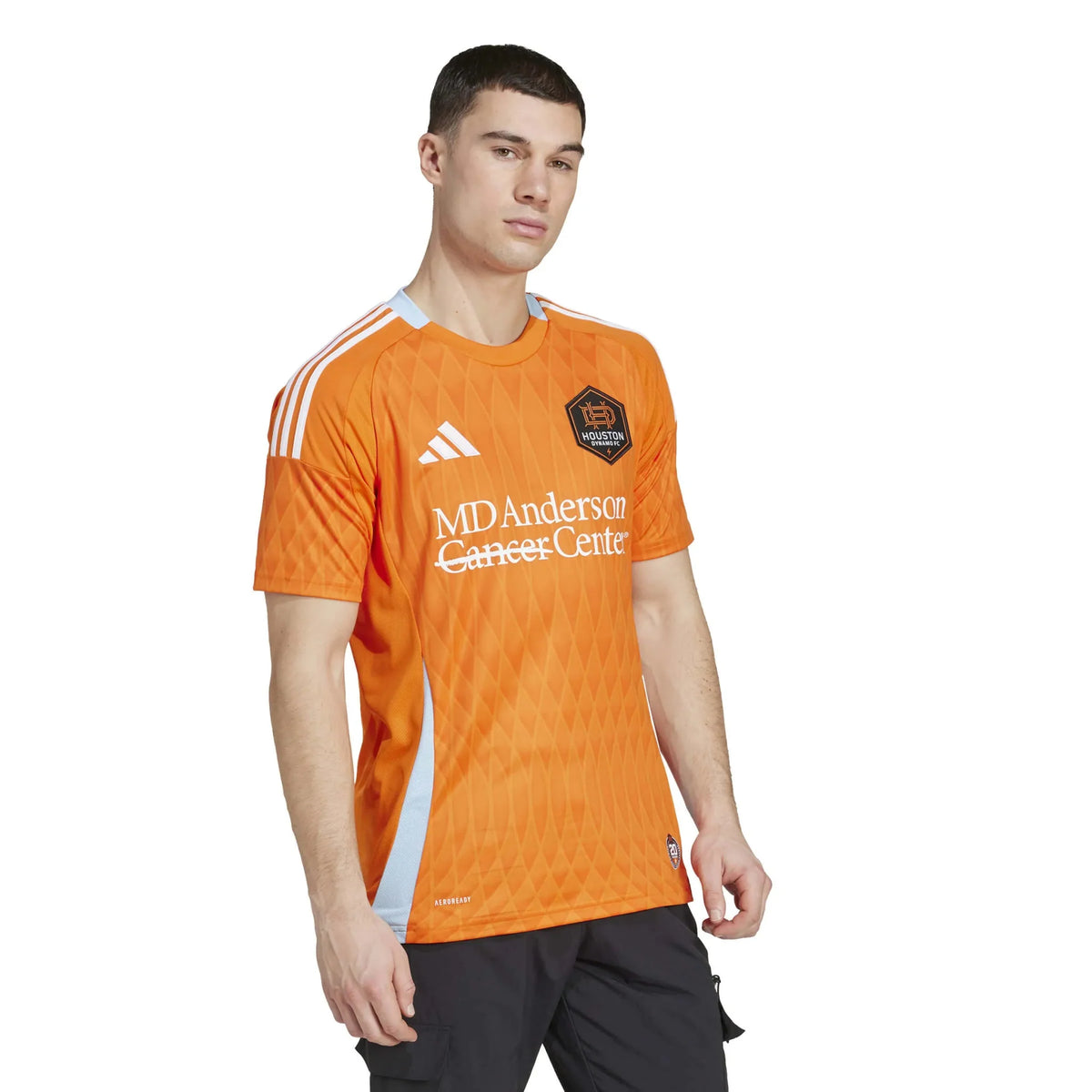 adidas 2025-26 Houston Dynamo Men's Stadium Home Soccer Jersey