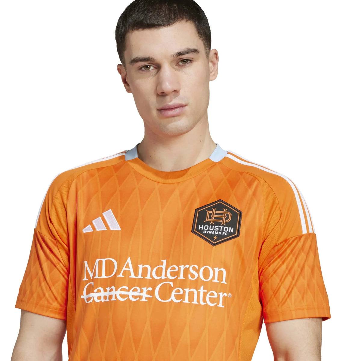 adidas 2025-26 Houston Dynamo Men's Stadium Home Soccer Jersey