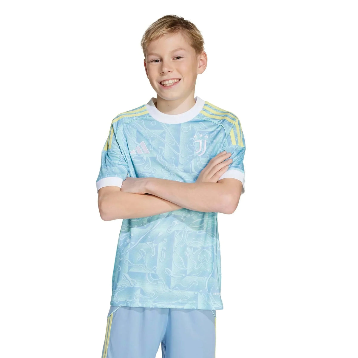 adidas 2025-26 Juventus Youth Stadium Away Soccer Jersey
