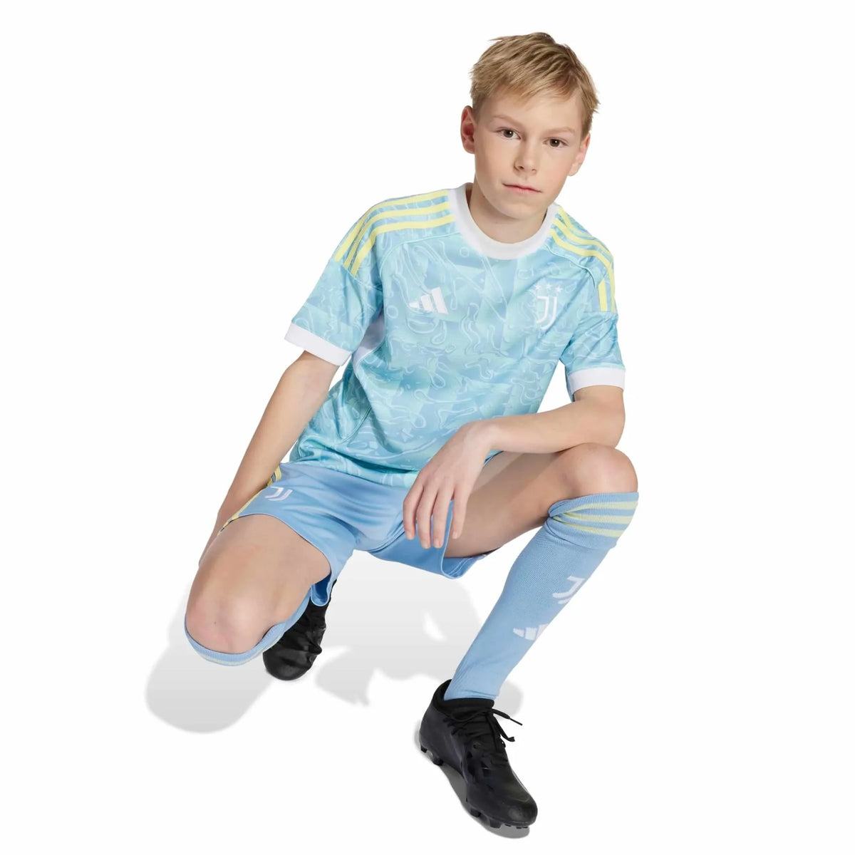 adidas 2025-26 Juventus Youth Stadium Away Soccer Jersey