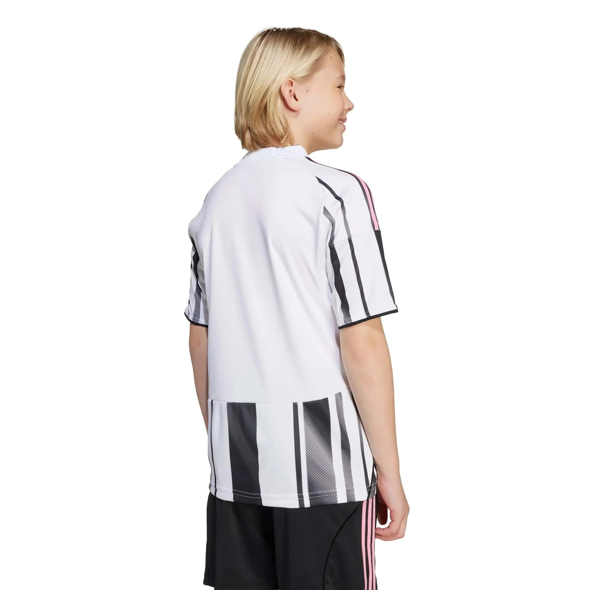 adidas 2025-26 Juventus Youth Stadium Home Soccer Jersey
