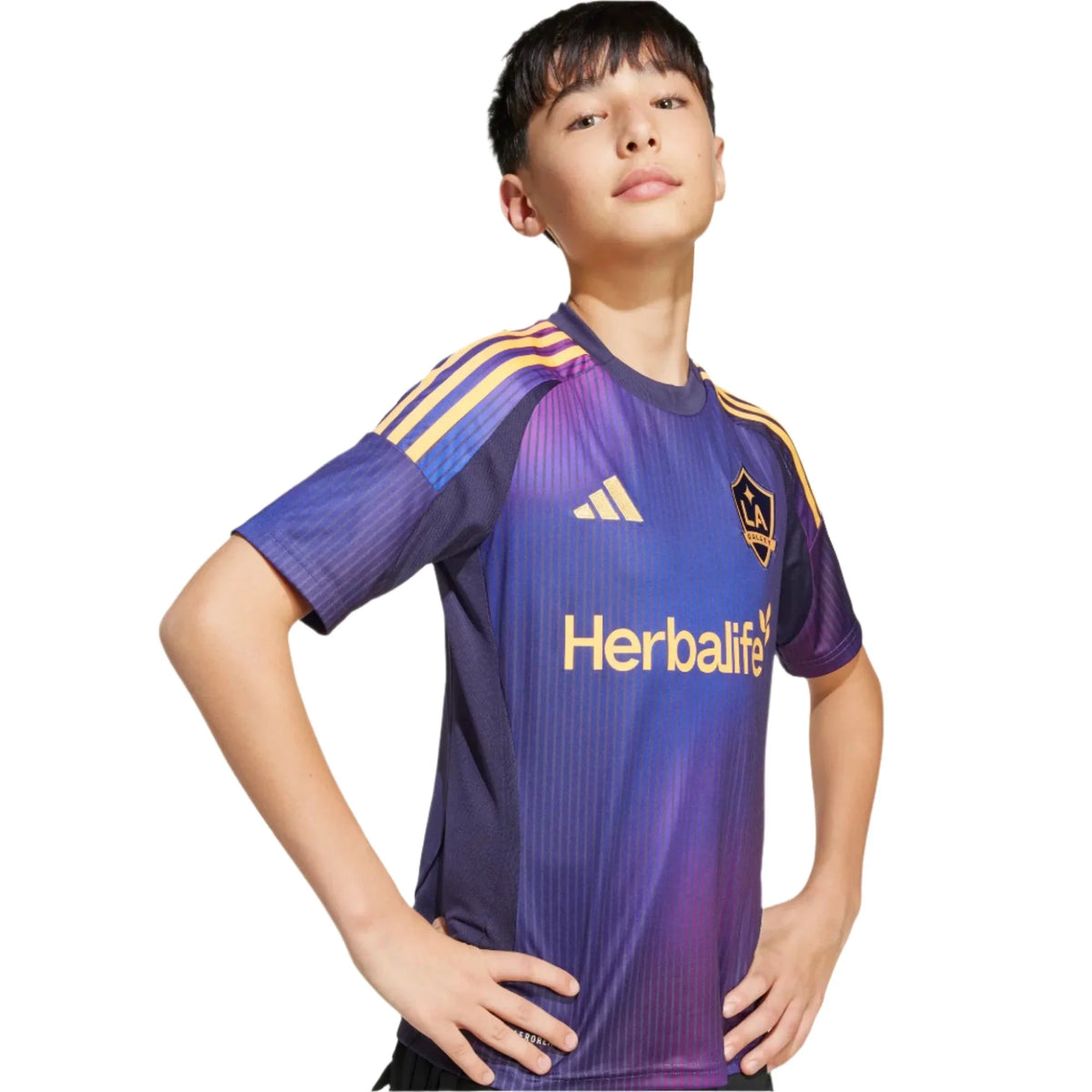 adidas 2025-26 LA Galaxy Youth Stadium Away Jersey