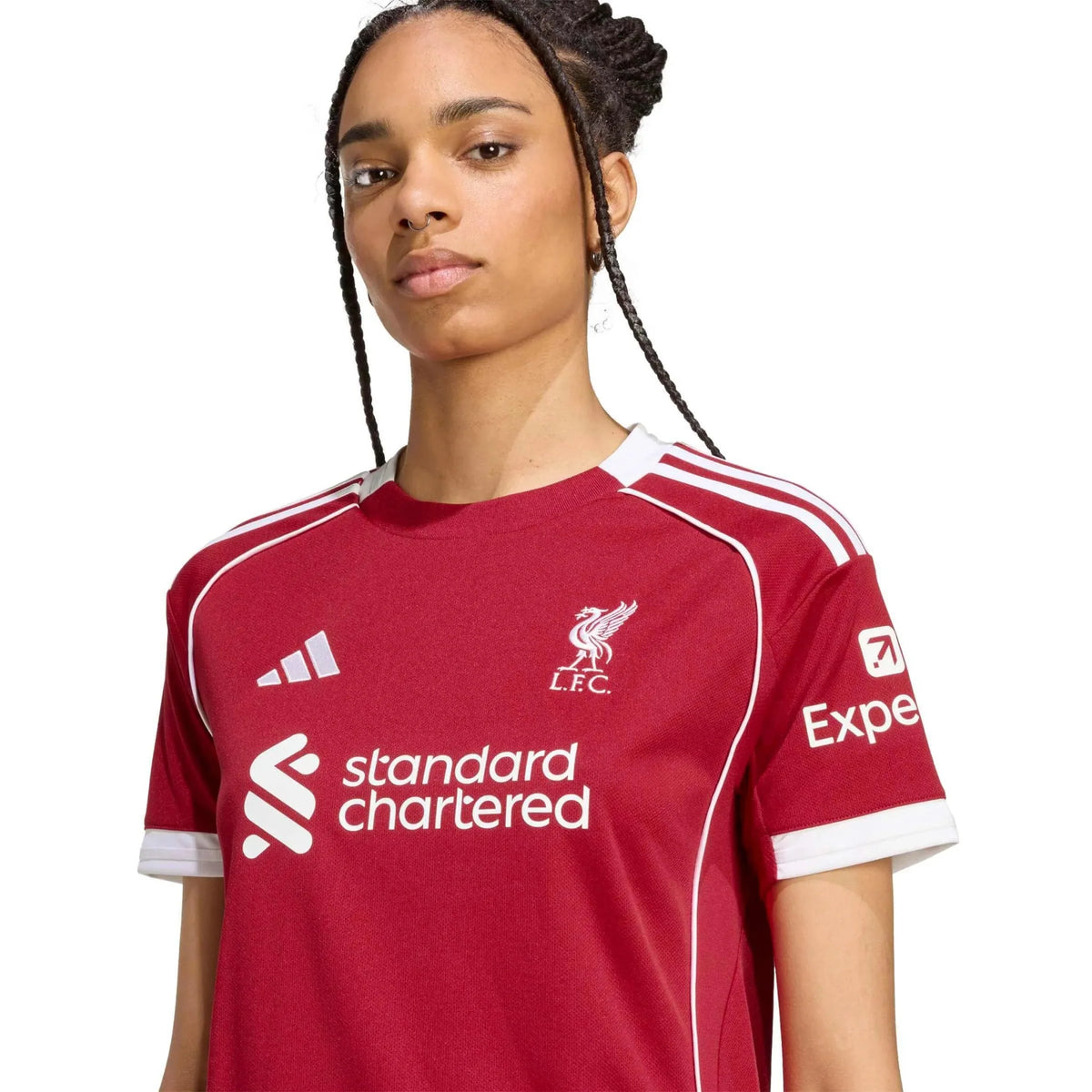adidas 2025-26 Liverpool Women's Stadium Home Soccer Jersey