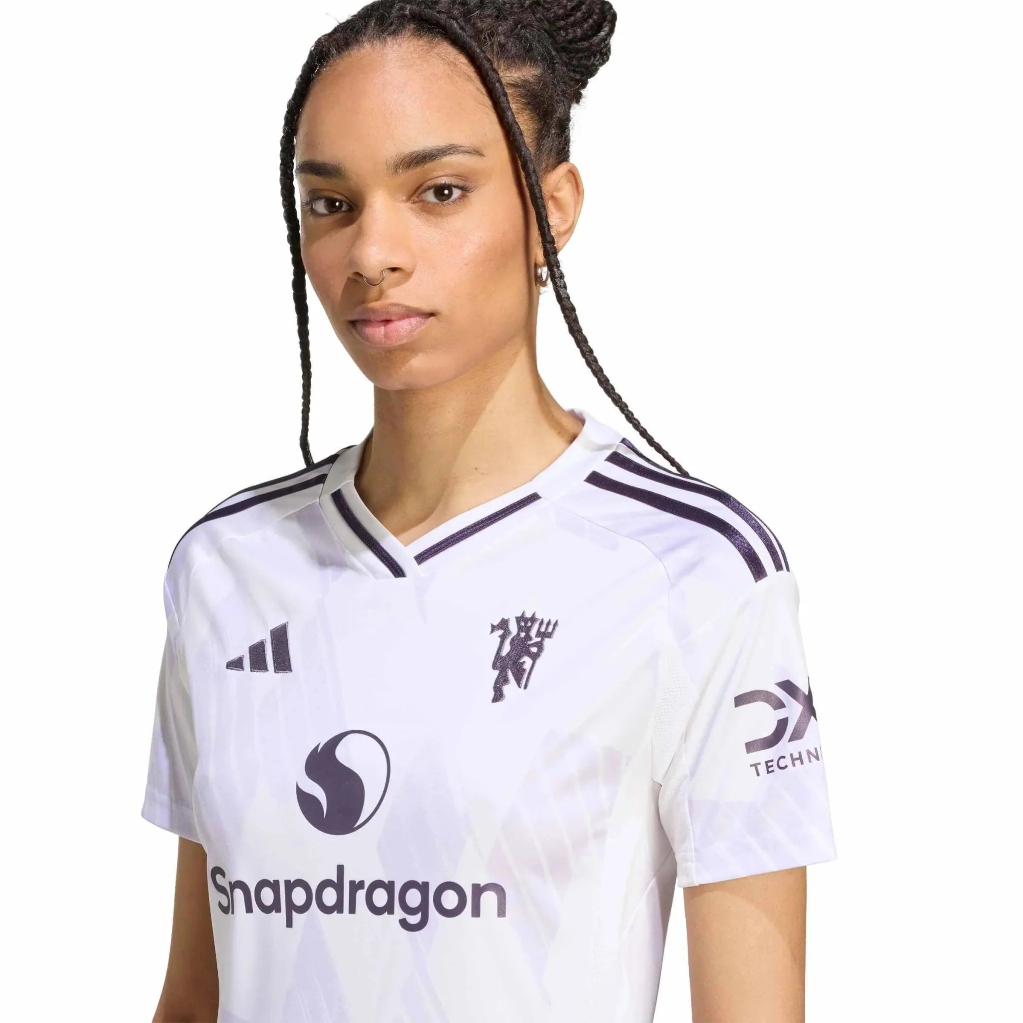 adidas 2025-26 Manchester United Women's Stadium Away Soccer Jersey