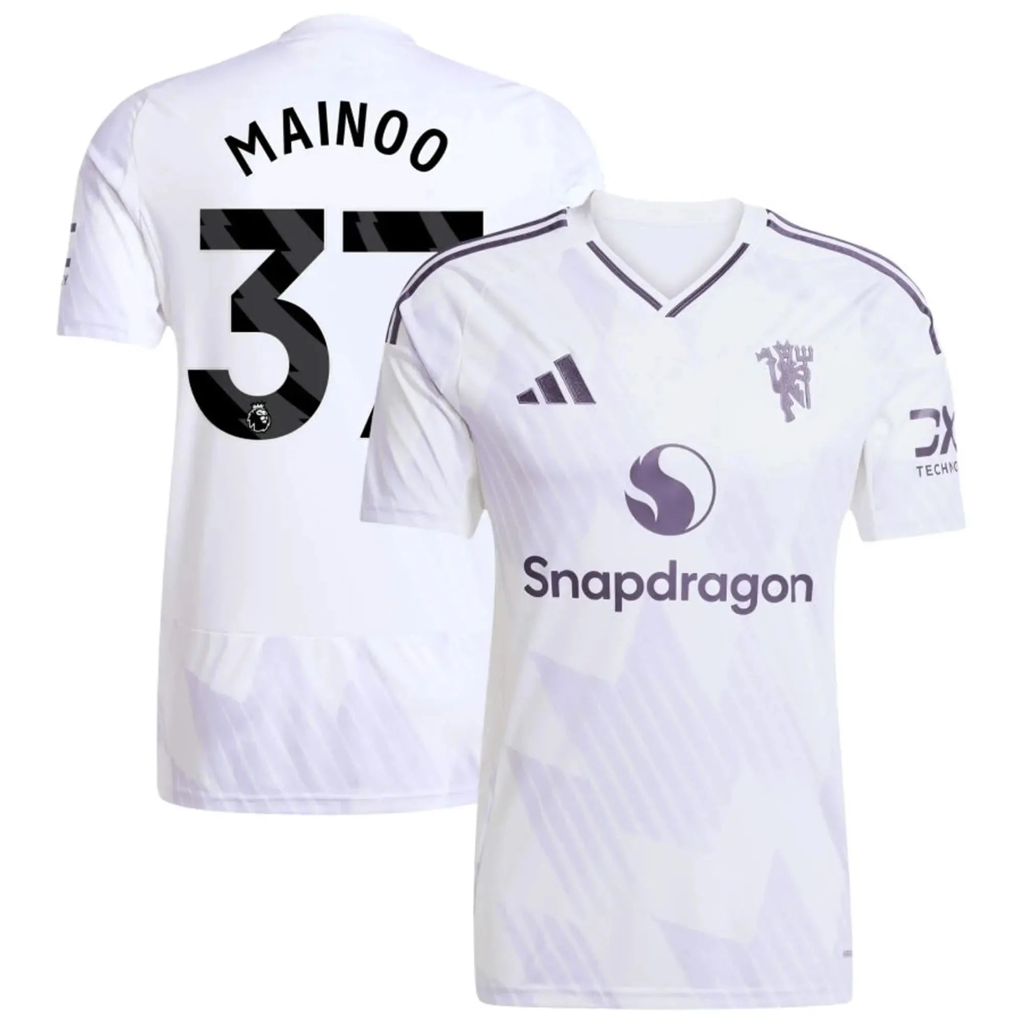 adidas 2025-26 Manchester United Youth Stadium Away Soccer Jersey