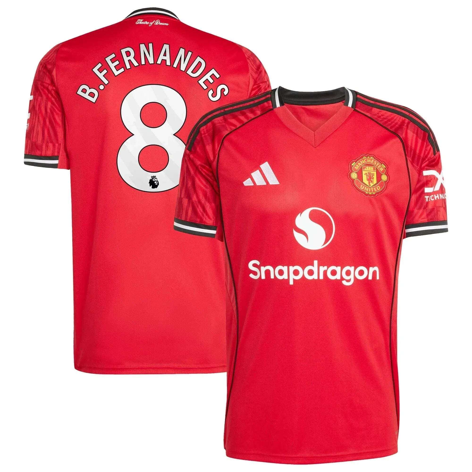 adidas 2025-26 Manchester United Men's Stadium Home Soccer Jersey