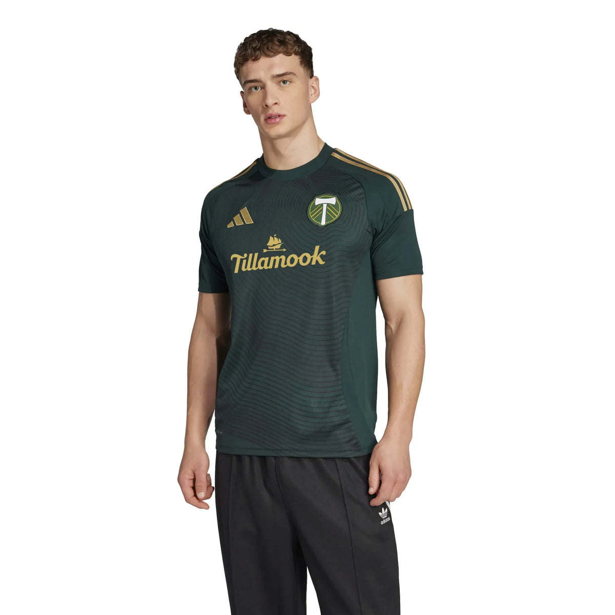 adidas 2025-26 Portland Timbers Men's Stadium Home Soccer Jersey