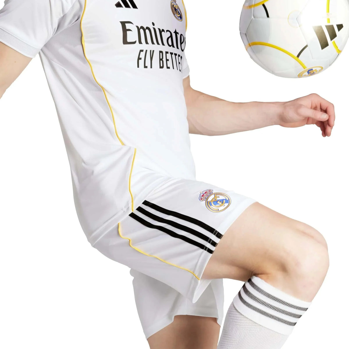 adidas 2025-26 Real Madrid Men's Stadium Home Shorts