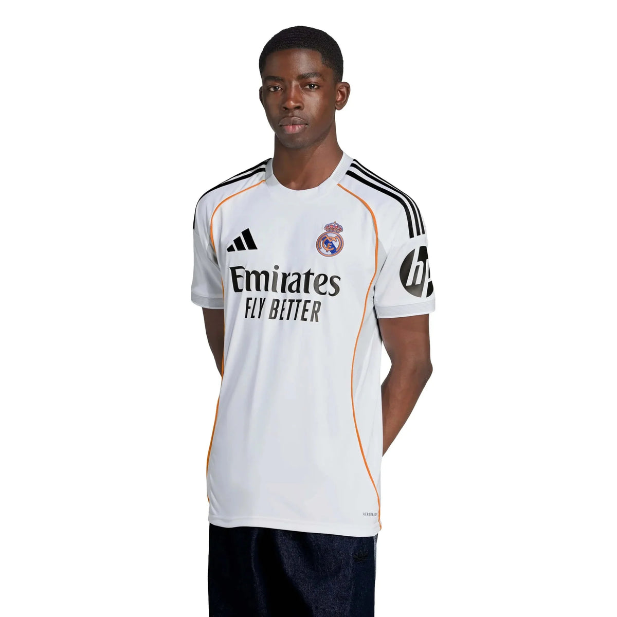 adidas 2025-26 Real Madrid Men's Stadium Home Soccer Jersey