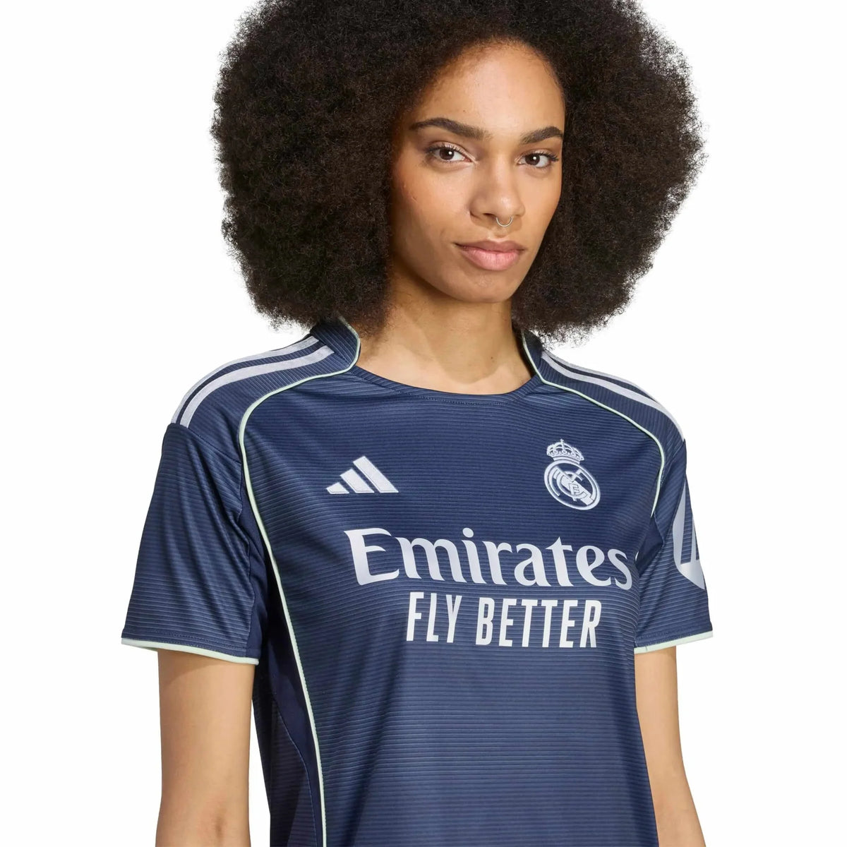 adidas 2025-26 Real Madrid Women's Stadium Away Soccer Jersey