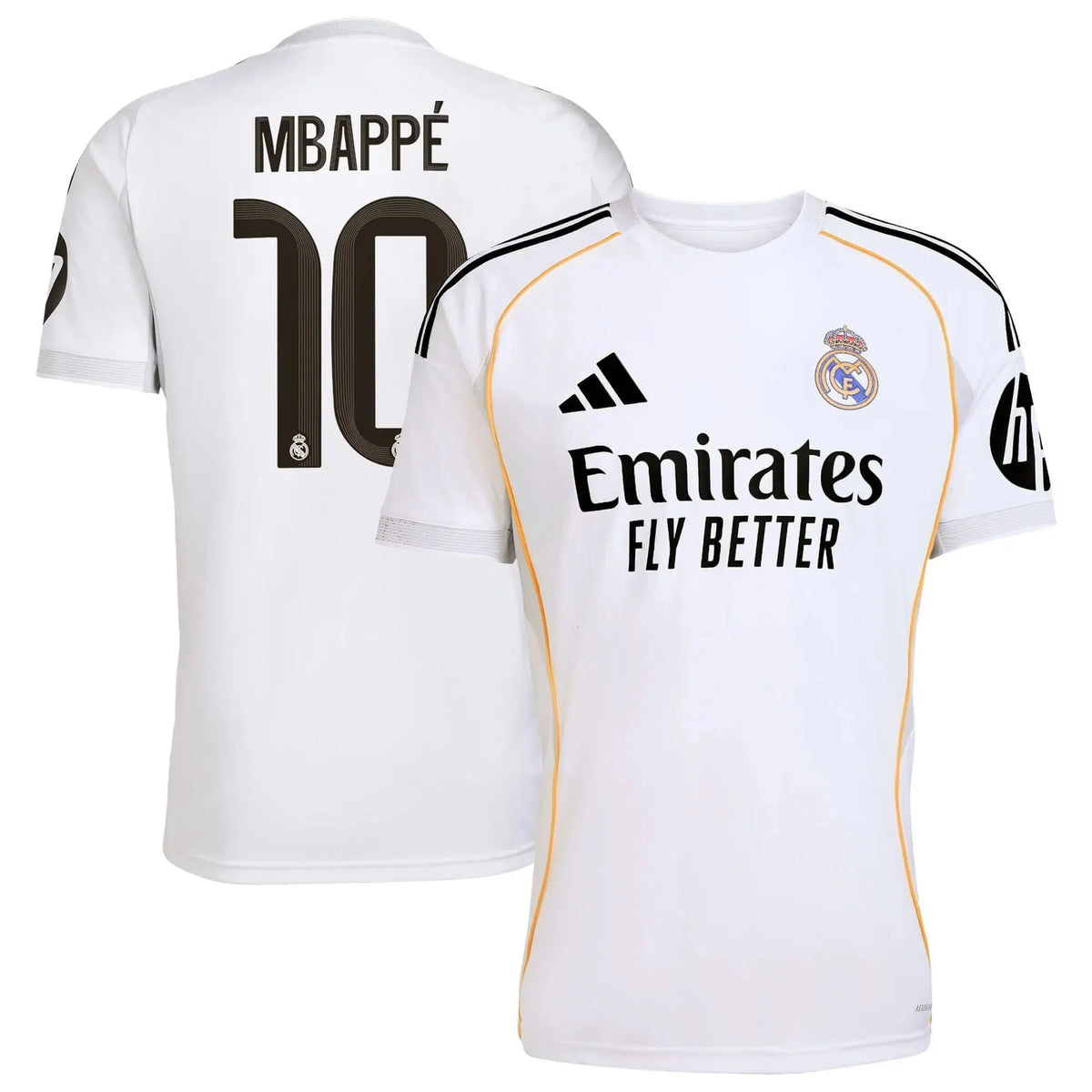 adidas 2025-26 Real Madrid Men's Stadium Home Soccer Jersey