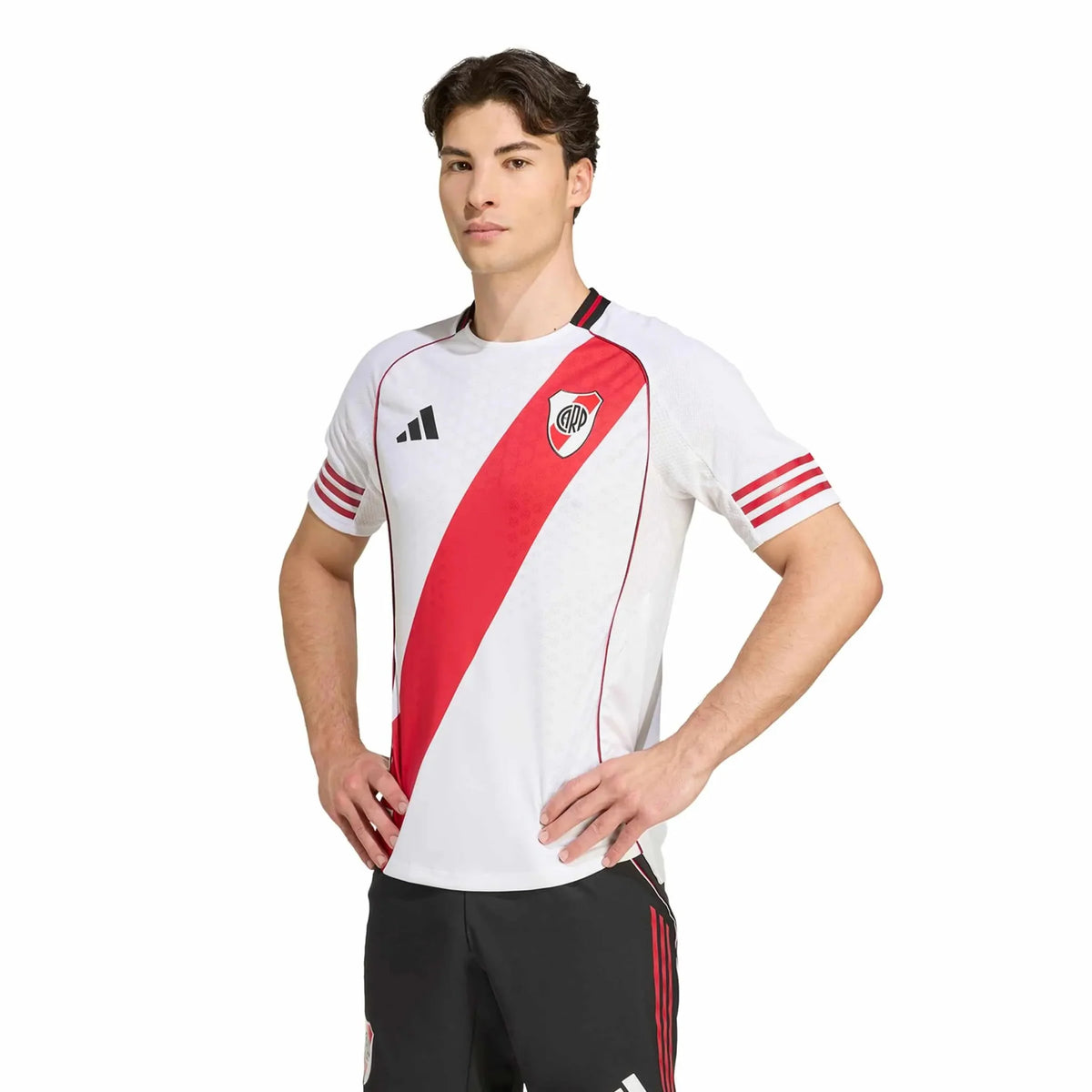 adidas 2025-26 River Plate Men's Authentic Home Soccer Jersey
