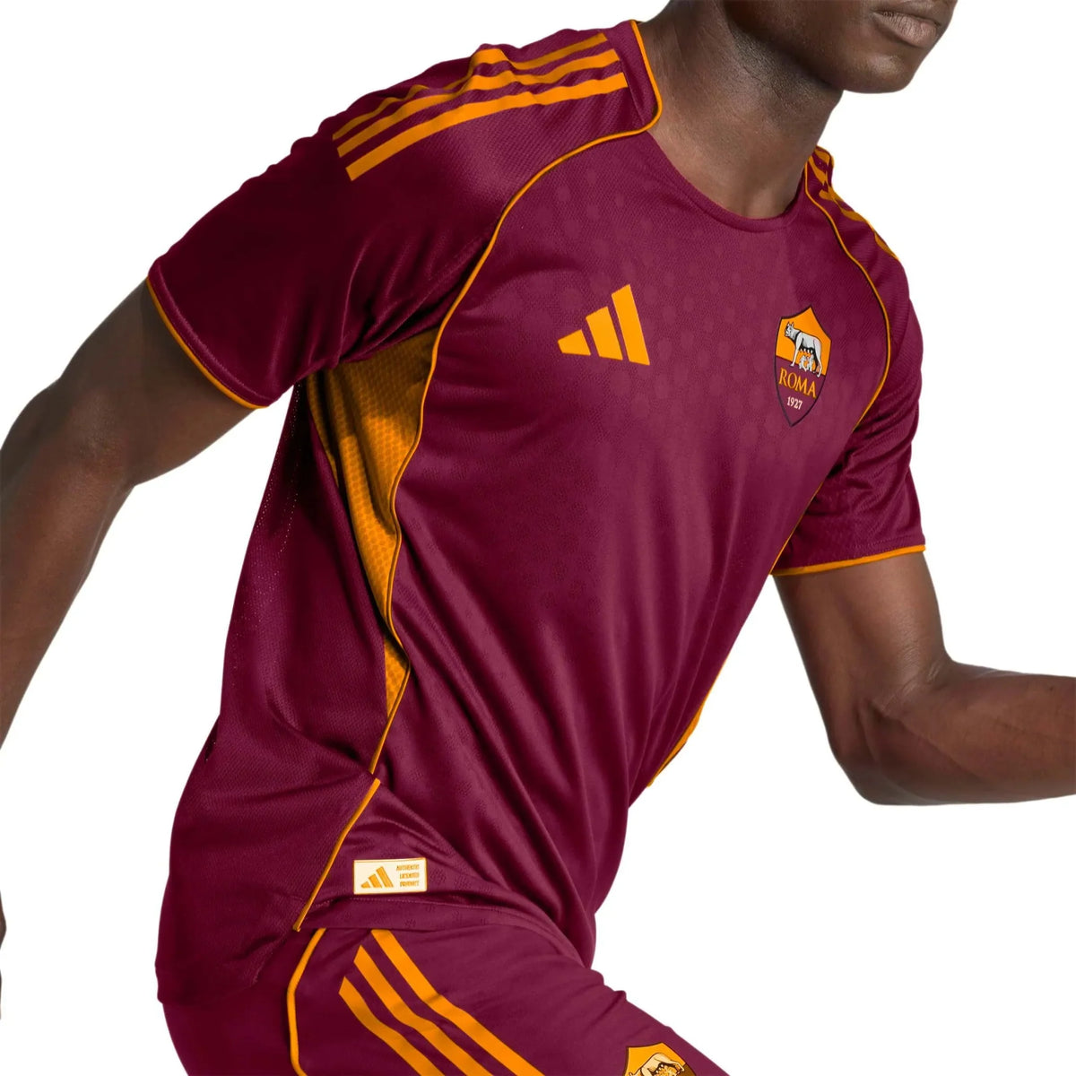 adidas 2025-26 Roma Men's Authentic Home Soccer Jersey