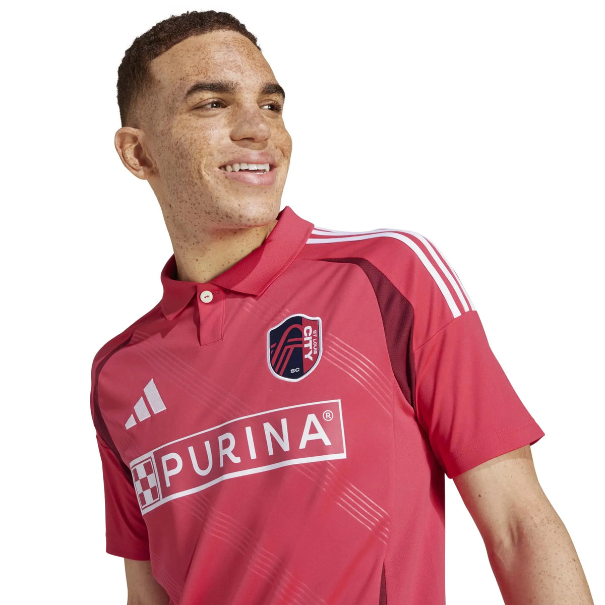 adidas 2025-26 St. Louis City Men's Stadium Home Soccer Jersey