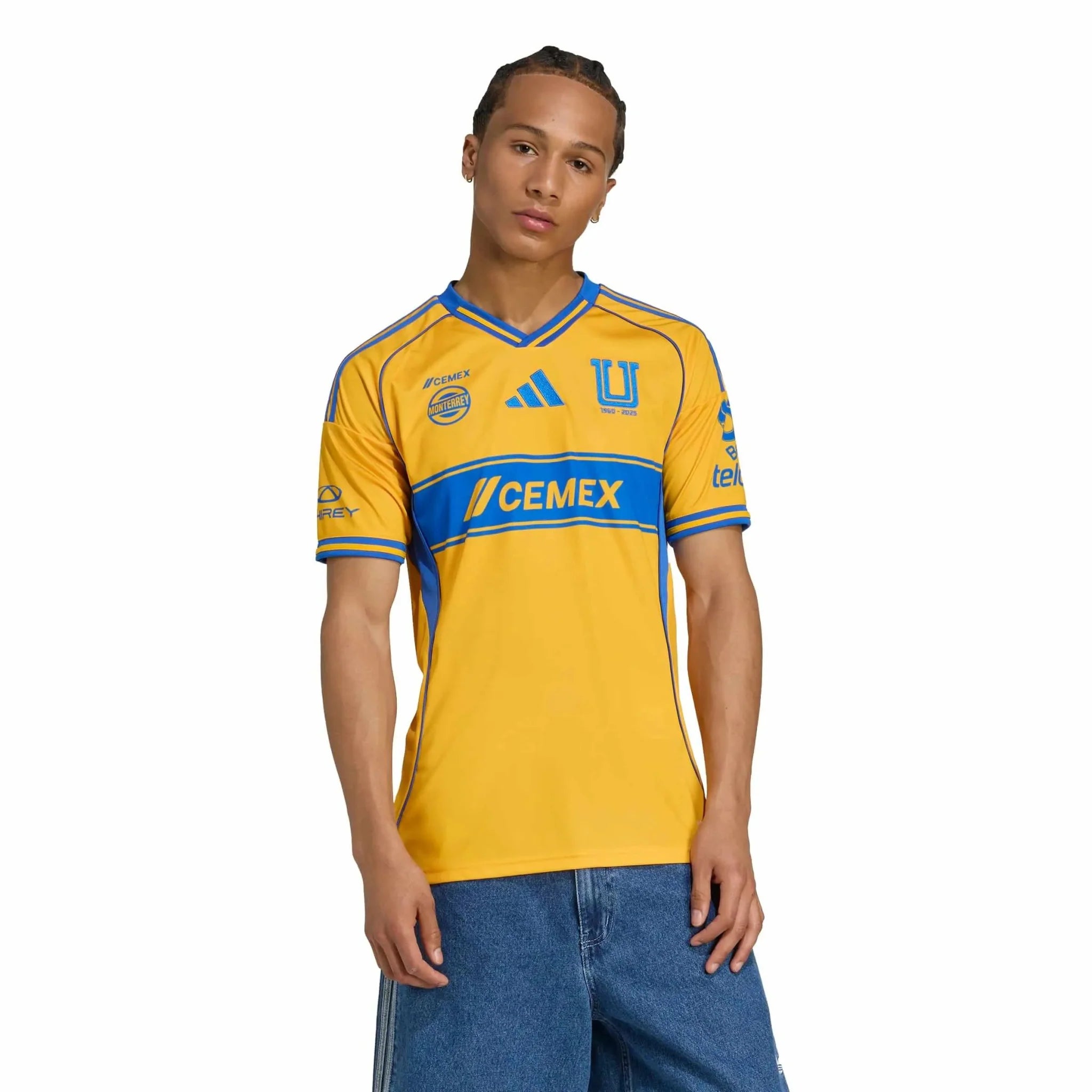adidas 2025-26 Tigres Men's Stadium Home Soccer Jersey
